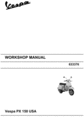 Thumbnail Vespa PX150 USA Service Repair Manual - Circa 2005?