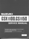 Thumbnail Suzuki GSX1100 GS1150 Service Repair Manual 1984-1986