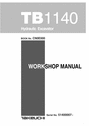 Thumbnail Takeuchi TB1140 workshop service repair manual book Excavato