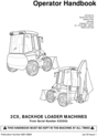 Thumbnail JCB 2CX OPERATORS MANUAL