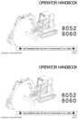 Thumbnail JCB OPERATORS MANUAL 8052 AND 8060