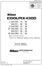 Thumbnail NIKON COOLPIX 4300 SERVICE MANUAL