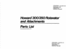 Thumbnail HOWARD ROTAVATOR 300, 350 PARTS LIST Thumbnail HOWARD ROTAVATOR 300, 350 PARTS LIST