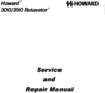 Thumbnail HOWARD ROTAVATOR 300, 350 SERVICE AND REPAIR MANUAL Thumbnail HOWARD ROTAVATOR 300, 350 SERVICE AND REPAIR MANUAL