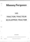 Thumbnail MASSEY 165 PARTS MANUAL