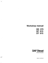 Thumbnail DAF DIESEL ENGINE 575, 615 SERIES WORKSHOP MANUAL Thumbnail DAF DIESEL ENGINE 575, 615 SERIES WORKSHOP MANUAL