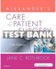 Thumbnail Alexanders care of the patient in surgery 16th ed Test Bank