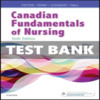 Thumbnail Canadian Fundamentals of Nursing 6th editio Potter Test Bank