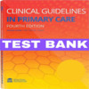 Thumbnail Clinical Guidelines in Primary Care 4th Ed Test bank 