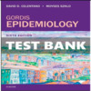 Thumbnail Gordis Epidemiology 6th Ed David D. Celentano Test Bank