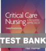 Thumbnail Test Bank for Critical Care Nursing A Holistic Approach 12th