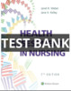 Thumbnail TEST BANK Health Assessment in Nursing 7th Edition by Weber 