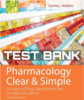 Thumbnail Test Bank Pharmacology Clear and Simple 4th Edition