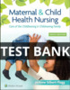 Thumbnail Test Bank Maternal & Child Health Nursing Care of the 9th ed