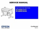 Thumbnail Epson SureColor  F6000 B6000 Service  Manual