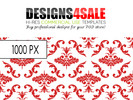 Thumbnail Red Damask Pattern For Sale Thumbnail Red Damask Pattern For Sale
