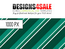 Thumbnail Retro Stripes Teal Pattern For Sale