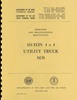 Thumbnail M38 1/4 Ton  4x4 Utility Truck, Maintenance  Manual