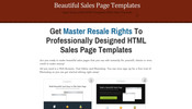 Thumbnail Sales Page Templates MRR