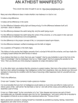Thumbnail AN ATHEIST MANIFESTO