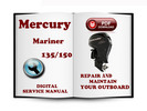 Thumbnail Mercury Mariner Outboard 135 150 Hp Optimax Service Repair Manual Download