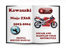 Thumbnail Kawasaki Ninja ZX6R 2003-2004 Service Repair Manual Download