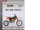 Thumbnail KTM 85 SX 2004 Service Repair Manual Download