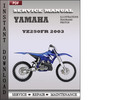 Thumbnail Yamaha YZ250FR 2003 Service Repair Manual Download