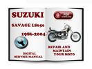 Thumbnail Suzuki Savage LS650 1986-2004 Service Repair Manual Download
