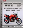 Thumbnail Suzuki Bandit GSF400 1993 Service Repair Manual Download