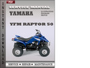 Thumbnail Yamaha YFM Raptor 50 Service Repair Manual Download
