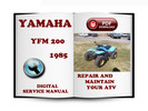 Thumbnail Yamaha YFM 200 1985 Service Repair Manual Download