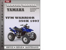 Thumbnail Yamaha YFM Warrior 350X 1997 Service Repair Manual Download
