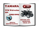Thumbnail Yamaha YFM Wolverine 350 1995-2004 Service Repair Manual Dow