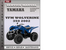 Thumbnail Yamaha YFM Wolverine 350 2002 Service Repair Manual Download