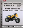 Thumbnail Yamaha YFM YTM 200 YTM 225 1983-1986 Service Repair Manual D