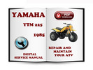 Thumbnail Yamaha YTM 225 1985 Service Repair Manual Download