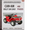 Thumbnail Can-Am Rally 200 2003 Factory Service Repair Manual Download