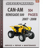 Thumbnail Can-Am Renegade 500 2007 - 2008 Factory Service Repair Manual Download