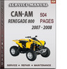 Thumbnail Can-Am Renegade 800 2007 - 2008 Factory Service Repair Manual Download