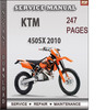 Thumbnail KTM 450SX 2010 Factory Service Repair Manual Download Thumbnail KTM 450SX 2010 Factory Service Repair Manual Download