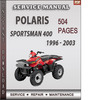 Thumbnail Polaris Sportsman 400 1996 - 2003 Factory Service Repair Manual Download