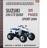 Thumbnail Suzuki 250 LTZ Quad Sport 2004 Factory Service Repair Manual Download Thumbnail Suzuki 250 LTZ Quad Sport 2004 Factory Service Repair Manual Download