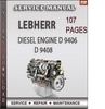 Thumbnail LEBHERR Diesel Engine D 9406 D 9408 Factory Service Repair Manual Download