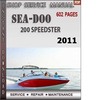 Thumbnail Seadoo 200 Speedster 2011 Shop Service Repair Manual Downloa