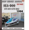 Thumbnail Seadoo GTS 5814 GTX 5862 1994 Shop Service Repair Manual Dow
