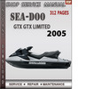 Thumbnail Seadoo GTX GTX Limited 2005 Shop Service Repair Manual Downl