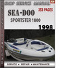 Thumbnail Seadoo Sportster 1800 1998 Shop Service Repair Manual Downlo
