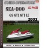 Thumbnail Seadoo Gs GTI GTI LE  2002 Operators Guide Manual Download