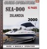 Thumbnail Seadoo Islandia 2000 Operators Guide Manual Download